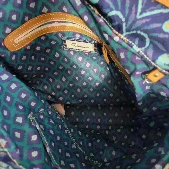 Dena Designs Women's Canvas Kumari North South Boho Weekend and Tote Bag 2-Piece - Picture 10 of 13